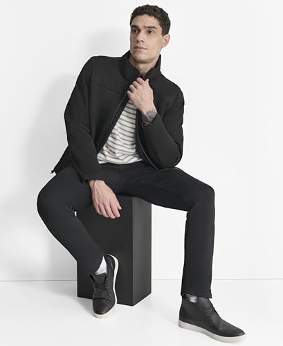 Image of DKNY Men's Water Resistant Soft Sweater Fleece Jacket