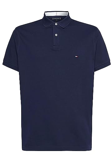 Image of Tommy Hilfiger Men's Short Sleeve Cotton Pique Polo Shirt in Regular Fit 2024 Collection