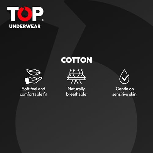TOP - Men's Cotton Blend Boxer Briefs Breathable Fabric for All-Day Comfort4