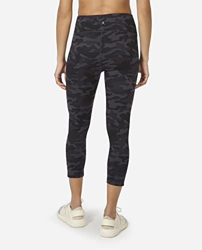 Legging Capri imprimé anti-glisse pour sculpter la taille