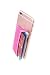 SINJIMORU Phone Grip with Card Holder for Phone, Stick on Phone Wallet with Phone Finger Gripper Storing Credit Cards. Strap Pocket for Cell Phone. Sinji Pouch Band, Pink Pouch and Pink Band.