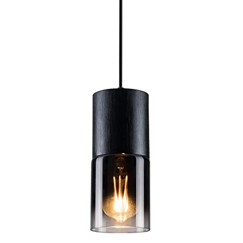 DANBEE 1-Light Modern Pendant Light Fixtures,Pendant Lighting for Kitchen Island,Black Hanging Pendant Lights with Adjustable Cord,Farmhouse Pendant Lights for Kitchen Island,Dining Room,Bathroom - Image 2