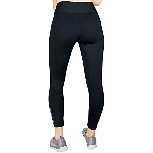 Estilo Do Corpo Cigarrete Basic, Roupa de Atletismo Feminino, Preto (Black), P