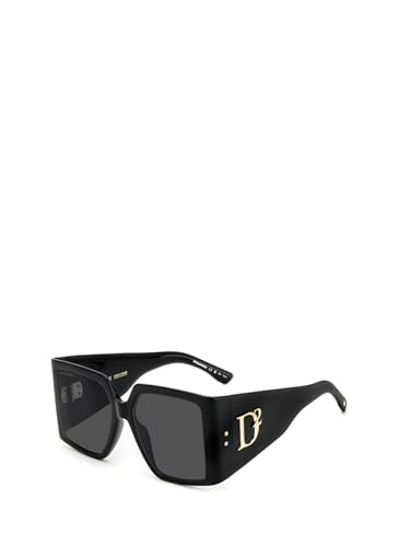 Lunettes de soleil Dsquared2 Femme D2 0096/S noires pour élégance quotidienne