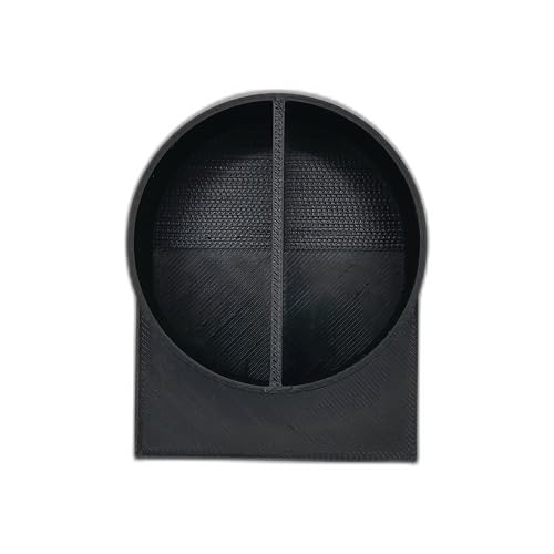 Generisch Luftlenker Aufsatz passend für Truma Heizung, 55 mm Luftstrom Umlenker für Wohnmobil, werkzeuglose Montage, ASA hochtemperaturbeständig, Schwarz Grau Weiß, Made in Germany (1, Schwarz)