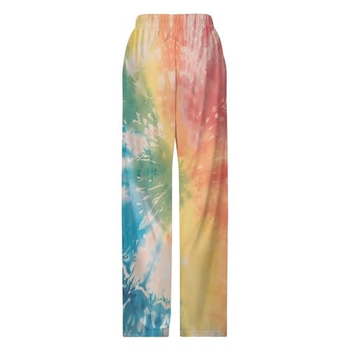 Tie Dye Colorful RainbowChildren's Casual Pajamas160CM4