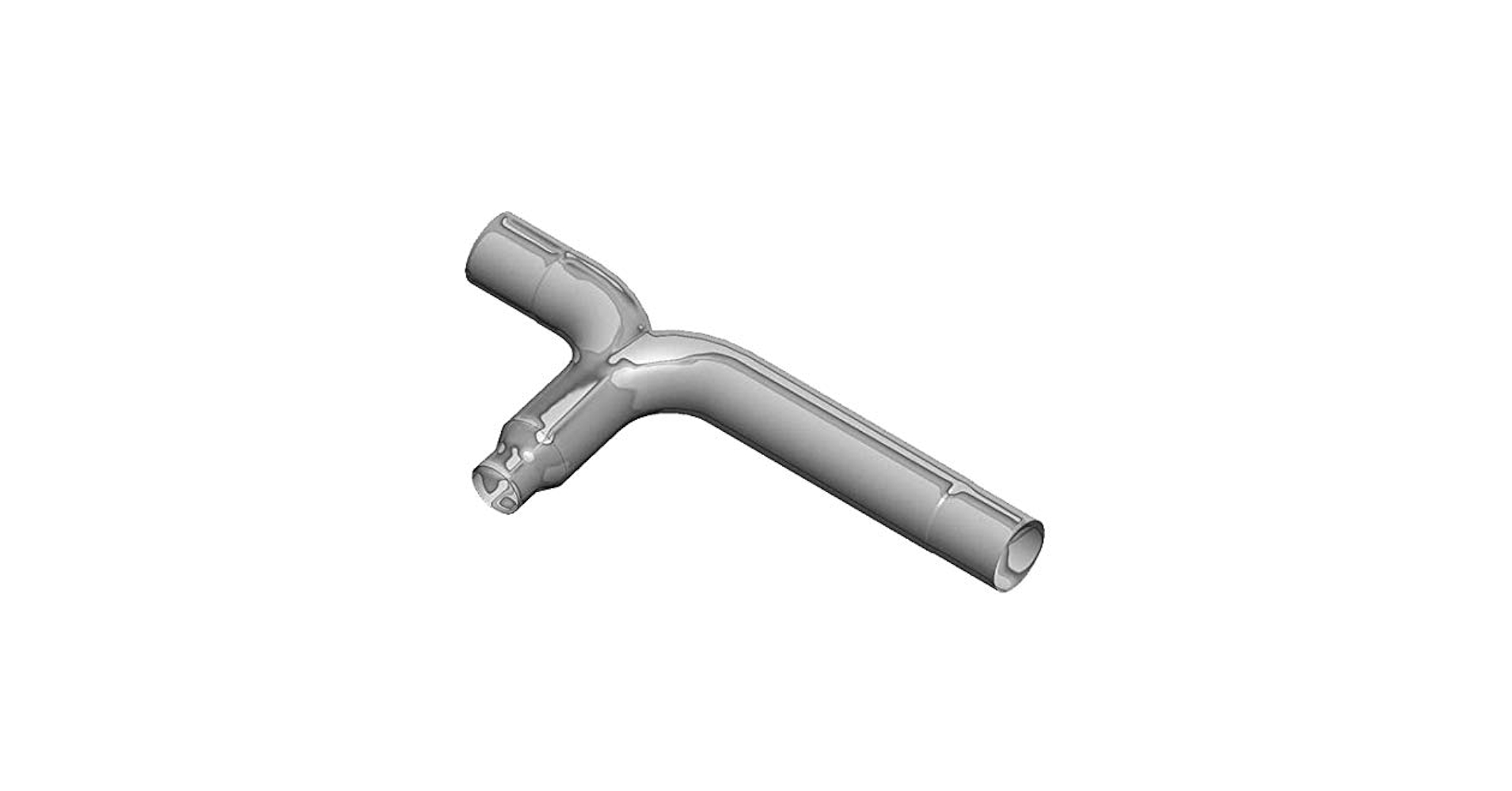 Amazon.com: Chrome 7-5 Inch Exhaust T for Long Drop Elbows