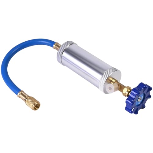 NiuLumea Kit de carga de aleación de aluminio, mantenimiento de aire acondicionado para coche, resistencia a alta presión de 3000 PSI, agente de refrigeración y relleno de aceite congelante