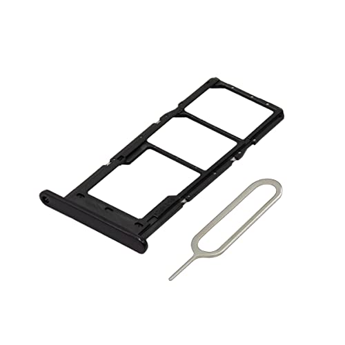 MMOBIEL Doble Recambio de Bandeja para Ranura de Tarjeta SIM Compatible con Samsung Galaxy A14 4G - Incluye Sim Pin - Negro