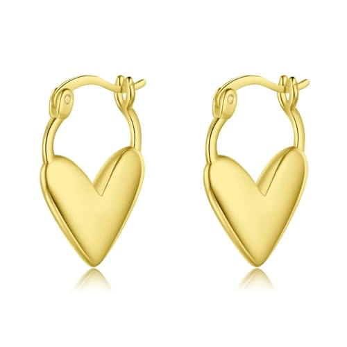 Piercing heart hoop argent 925 fini les irritations d'oreilles en fête