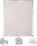 EUGAD Thermo Rollo Dachfenster Sonnenschutz UV-Schutz für Zuhause, Auto, Dachfensterrollos ohne Bohren, Hitzeschutz für Innen, Verdunkelungsrollo Dachfenster ohne bohren mit Saugnäpfen (Beige,48x93cm)