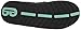Reef Women's Sandals, Girls Slap 3, Black/Black/Aqua, 6