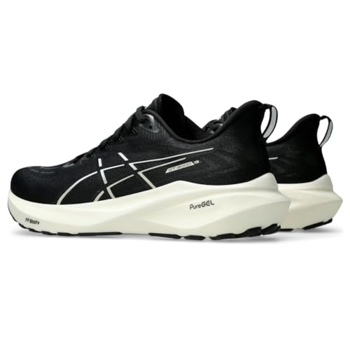 ASICS Men's GT-2000 13 Running Shoes, 11.5, Black/White