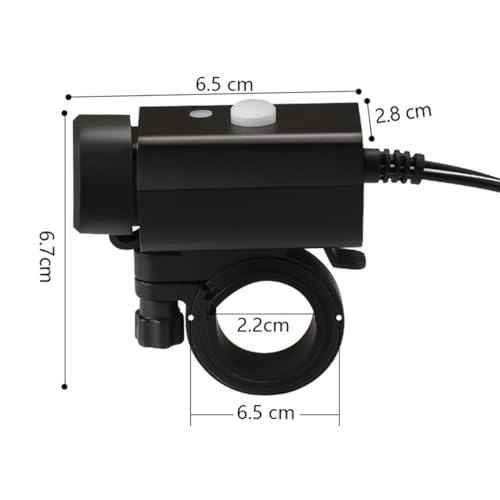 CENPEK Motorrad USB Ladegerät Qc3.0 Dual USB Schnellladegerät Wasserdichtes USB Ladegerät Für Yamaha Suzuki Kawasaki Harley Utv ATV 4 Wheeler Polaris Honda