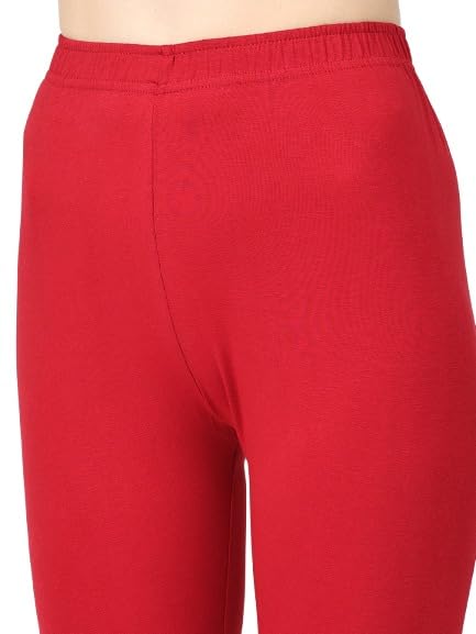Image of Robinbosky Premium Stretchable Cotton Ankle Legging for Women | Suitable for Formal wear & Casual wear | High-End Elastic Makes The Leggings Squat Proof and Durable for Travel, Yoga, & Workout.