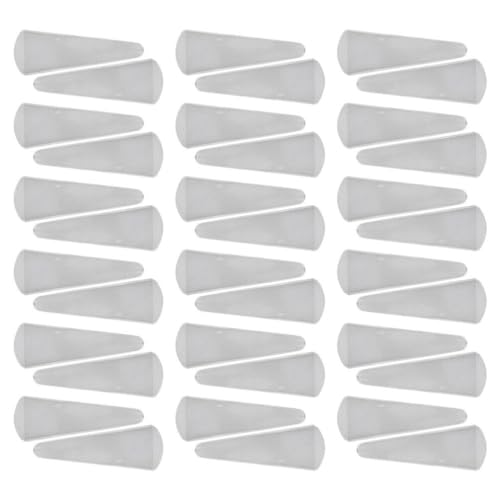 Veemoon 50pcs Scissor Sheaths Clear Plastic Safety Scissor Covers Sewing Scissor Tip Protectors Eyebrow Trimming Beauty Tool Sleeves