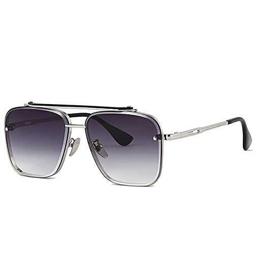 Lunettes de soleil dégradées hommes vintage classique collection 2025