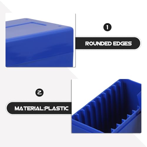 Caja para Monedas Plástica Azul para Coleccionistas miniatura 4