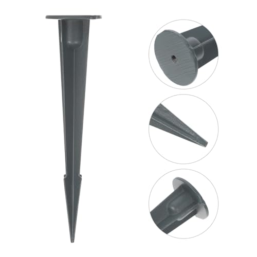 Estaca de suelo de metal Happyyami resistente para iluminación exterior 6
