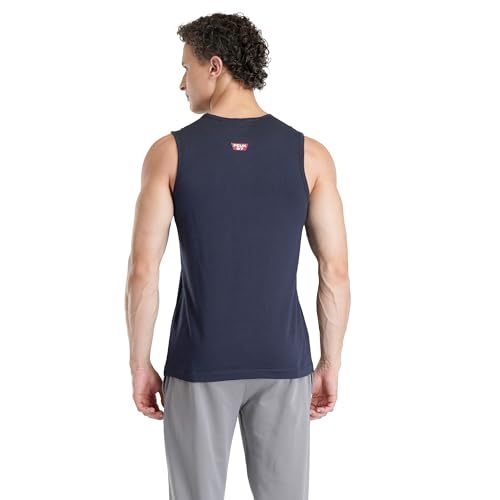 Image of FCUK Men's Solid Regular Fit Fashion Vest