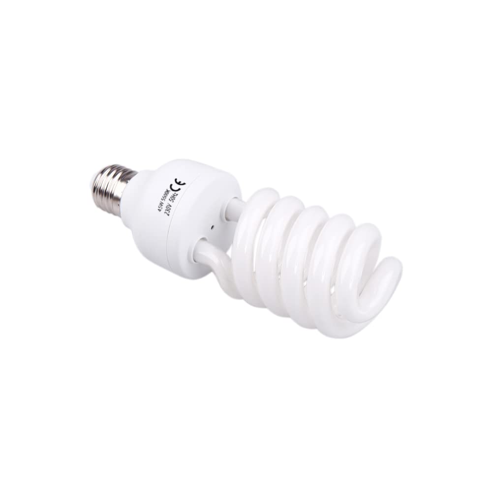 Andoer Ampoule à économie d'énergie E27 220V 5500K 45W pour boîte à lumière, Photographie vidéo, Studio Photo, Lampe Fluorescent