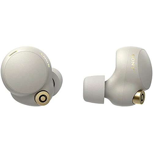 Image of Sony WF-1000XM4 Industry Leading Noise Canceling Truly Wireless Earbud Headphones with Alexa Built-in, Silver