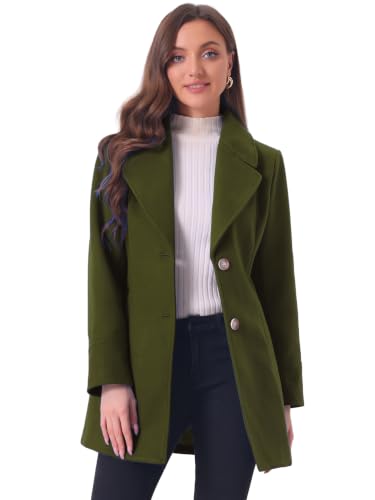 Amazon.com: Allegra K Women's Elegant Overcoat Notched Shawl