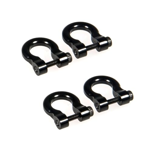 RC�N���[���[�p�A�b�v�O���[�h�p�[�c For TRX-4 1/10 �����p�������t�����g���A�o���p�[�g���[���[�t�b�N�q�b�`���X�L���[�����V���b�N����������RC�N���[���[�J�[�p�[�c(Black,Size 4pcs)