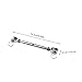 FUNOMOCYA 2pcs Turnbuckles Rigging Screws Jaw and Jaw Turnbuckles Wire Rope Tensioner Kit for Outdoor and Industrial