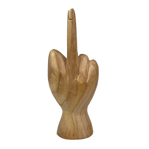 Estatua de Madera Tallada a Mano 7.75 Pulgadas Alta miniatura 1
