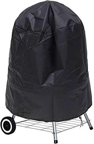 Grill Abdeckhaube Wasserdicht, ABEUTY BBQ Grillabdeckung Wetterfest Oxford Stoff Garten Draussen für Char-Broil Weber Brinkmann usw. Zubehör Gasgrill Abdeckhaube Abdeckung Schutzhülle (HxØ 71x73 cm)