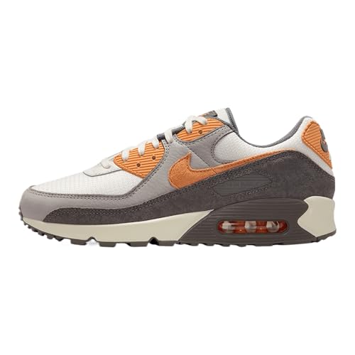 Nike Air Max 90 Premium Men's Shoes (IB7467-029, Flat Pewter/College Grey/Phantom/Copper Moon)