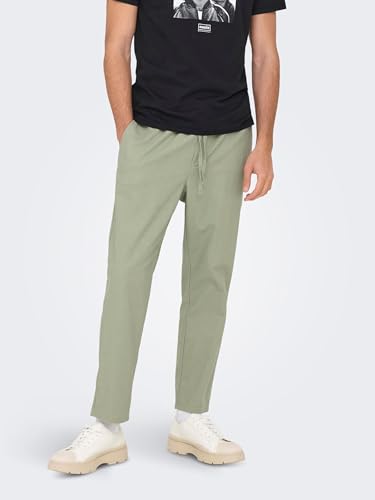 Only & Sons ONSLINUS Crop 0007 COT LIN PNT NOOS – Ansicht 2