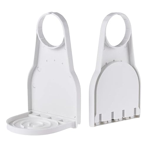 2 Pack Laundry Detergent Cup Holder, Detergent Drip Catcher Drip Tray Catcher No More Mess or Leaks and Drips for Laundry Room – White