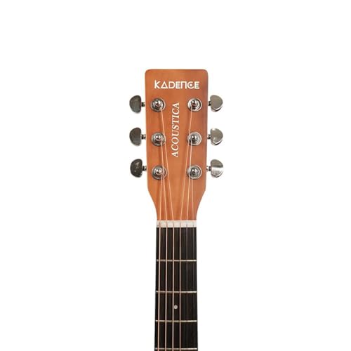Image of Kadence A281NA-C Acoustica 41 inch Acoustic Guitar | Dreadnought | Spruce Wood | Comes with Bag, Strap, Picks, Strings | Includes Learning Course | Natural