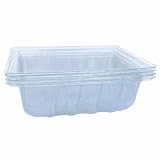 Bramley & Sage Half-Size Clear Plastic Propagator Lids (Set of 6)