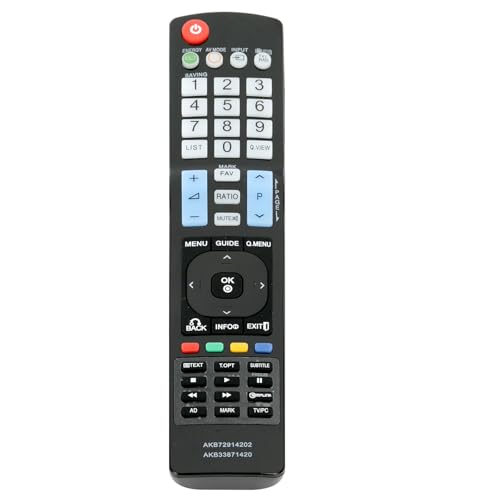 Télécommande TV LG AKB72914202 pour remplacer un boîtier usé ou cassé