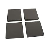 Flushbay 洗濯機用防振パット防振 耐震マット 振動騒音軽減 キズ防止 防音 防振ゴム 滑り止め 洗濯機 冷蔵庫 家電 家具保護パッド 置くだけ簡単 4枚セット