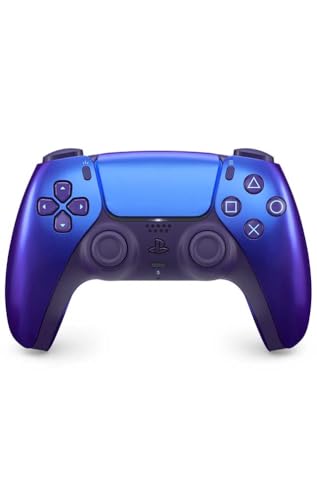 Playstation Sony, Manette 5 Officielle DualSense, Sans Fil, avec Retour Haptique & Gâchettes Adaptatives, Micro Intégré, Batterie Rechargeable, Compatible PS5/PC, Couleur : Chroma Indigo