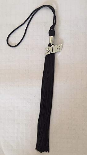 QUNCI Graduation Silver Year Signet 2019 for Graduation Tassel