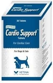 FURRY TAILS VETINA Cardio Support for Healthy Heart of Dogs and Cats (30 Tab)
