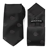 Cufflinks Inc. Star Wars Millennium Falcon Black Tonal Men’s Tie – Silk Necktie – Officially Licensed – 3' Width, 59' Length