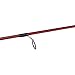 Berkley 6’ Cherrywood HD Spinning Rod, One Piece Spinning Rod, 6-14lb Line Rating, Medium Rod Power, Fast Action, 1/8-3/4 oz. Lure Rating, Red