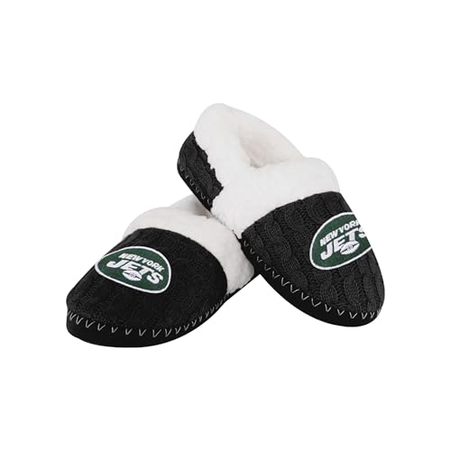 Image of FOCO Womens NFL Team Color Moccasin Slippers