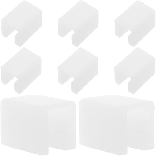 HEMOTON 8 protectores de esquina de silicona transparente para protectores de seguridad para manijas de puerta, kit de prueba para armarios y