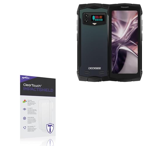 BoxWave Screen Protector Compatible With Doogee Smini - ClearTouch ImpactShield (2-Pack), Impenetrable Screen Protector Flexible Film