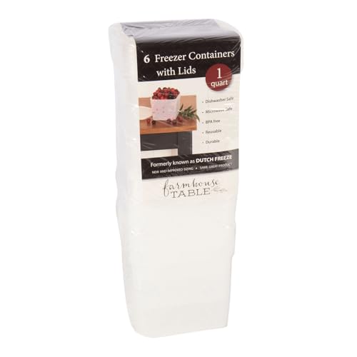Homeplace Freezer Box - 6 Pack (1 Quart)