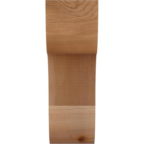 Ménsula de madera Carmel Ekena Millwork COR04x06x06 rústica 3
