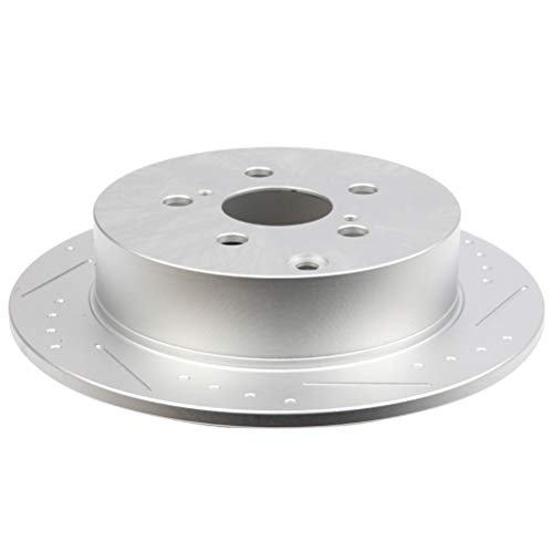Image of cciyu Rear Brake Kits with Calipers - 2 Dics Rotors & 4 Ceramic Pads & 2 Calipers With Bracket fit For Scion 2010