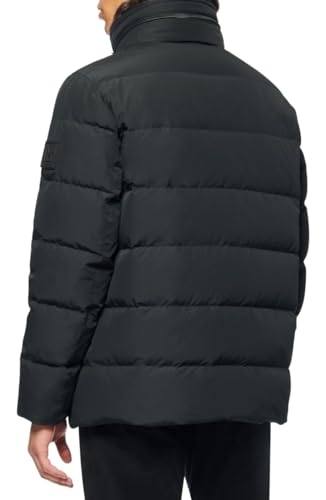 Andrew Marc Men's Short Water Resistant Godwin Down Jacket Rib Knit at Storm Cuffs3
